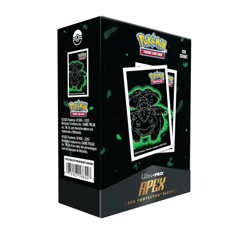 Ultra Pro: Neon Kanto APEX Deck Protector® Sleeves - Venusaur 105ct