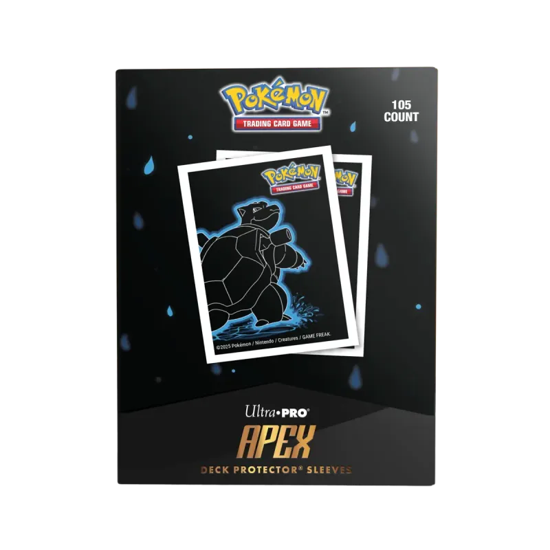 Ultra Pro: Neon Kanto APEX Deck Protector® Sleeves - Blastoise 105ct